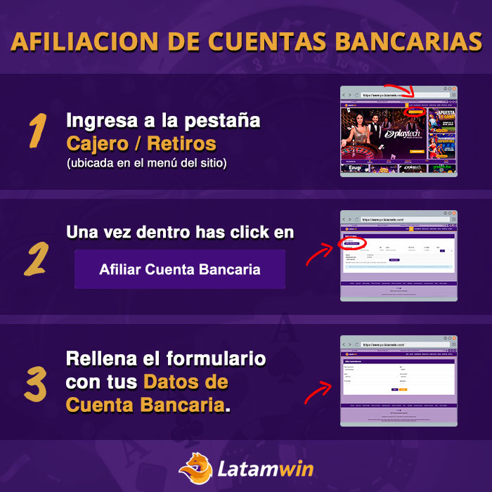 5. Asociar de cuenta bancaria